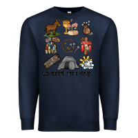 Navy let me tell you a story Premium Sweatshirt - MaliasSmallBusiness