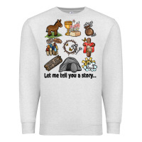 Oatmeal Heather let me tell you a story Premium Sweatshirt - MaliasSmallBusiness