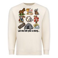 Sandshell let me tell you a story Premium Sweatshirt - MaliasSmallBusiness
