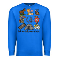 True Royal let me tell you a story Premium Sweatshirt - MaliasSmallBusiness