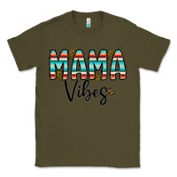 Army Green mama vibes Classic Tee - CowhideDigitalArt