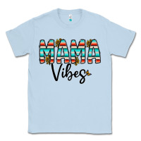 Dusty Blue mama vibes Classic Tee - CowhideDigitalArt