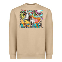 Mushroom cosmic cowgirl Heavyweight Sweatshirt - Zillion Design Studio