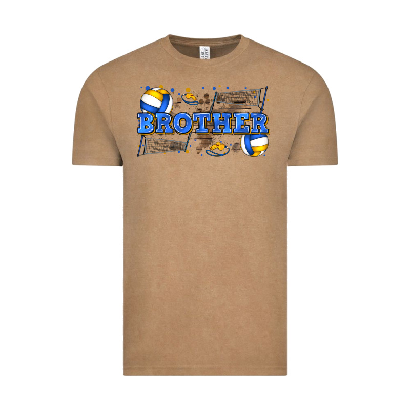 Brother Volleyball Vintage Tee by Zillion Design Studio | Teevron