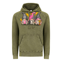 Vintage Olive race gnomes Vintage Hoodie - Zillion Design Studio