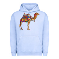 Pigment Grape Ice camel with colorful saddle Urban Hoodie - BarkalooDesign