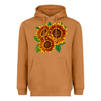 Meerkat tiger eyes sunflower Heavyweight Hoodie - LillyAllenDesigns