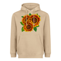 Mushroom tiger eyes sunflower Heavyweight Hoodie - LillyAllenDesigns