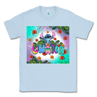 Dusty Blue ohana stitch Classic Tee - AdoDesignShop
