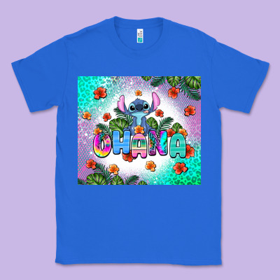 Ohana Stitch Classic Tee Designed By Adodesignshop