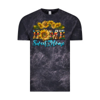 Cloud Black home sweet home sunflower Vintage Tee - BarkalooDesign