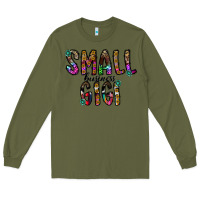 Army Green small business gİgi Long Sleeve Tee - CowhideDigitalArt