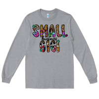 Heather Grey small business gİgi Long Sleeve Tee - CowhideDigitalArt
