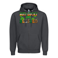 Smoke not lucky just blessed Zipper Hoodie - AdoDesignShop