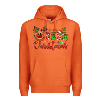 Carrot Deer Christmas reindeer Premium Hoodie - NancyCooperArtShop