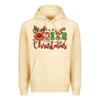 Pina Colada Deer Christmas reindeer Premium Hoodie - NancyCooperArtShop