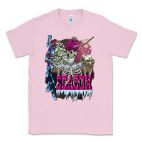 Bubblegum Pink freezing season skeleton Classic Tee - FaDigitalArtStudio