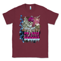 Burgundy freezing season skeleton Classic Tee - FaDigitalArtStudio