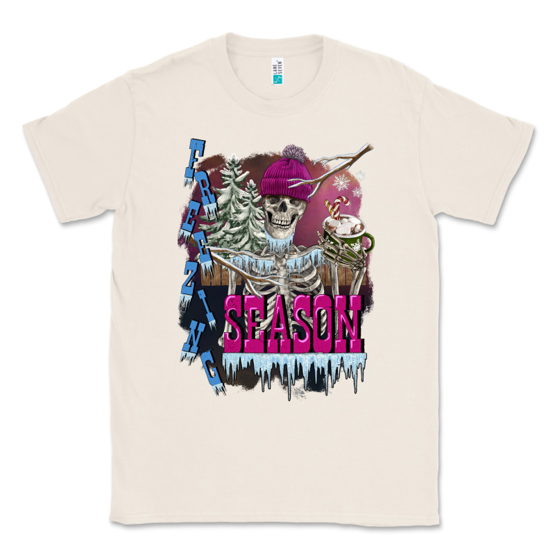 Freezing Season Skeleton Classic Tee by FaDigitalArtStudio | Teevron