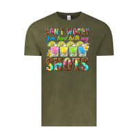 Vintage Olive dont worry ive had both my shots Vintage Tee - texasbilliewilder