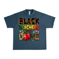 Midnight Navy black teachers are dope Urban Heavy Tee - Zillion Design Studio