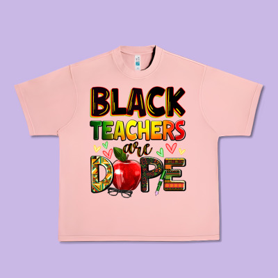 Black Teachers Are Dope Urban Heavy Tee Designed By Zillion Design Studio