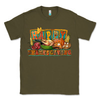 Army Green happy thanksgiving Classic Tee - FaDigitalArtStudio
