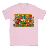 Bubblegum Pink happy thanksgiving Classic Tee - FaDigitalArtStudio
