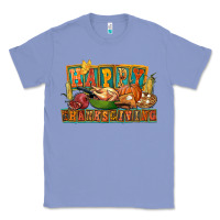 Colony Blue happy thanksgiving Classic Tee - FaDigitalArtStudio