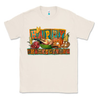 Natural happy thanksgiving Classic Tee - FaDigitalArtStudio