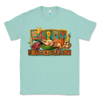 Seafoam happy thanksgiving Classic Tee - FaDigitalArtStudio