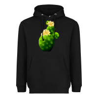 Black texas cactus Heavyweight Hoodie - LillyAllenDesigns