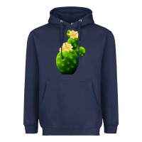 Navy texas cactus Heavyweight Hoodie - LillyAllenDesigns