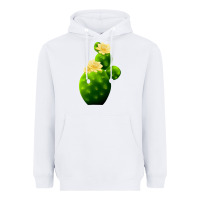 White texas cactus Heavyweight Hoodie - LillyAllenDesigns