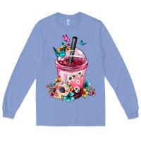 Colony Blue mexican day of the dead skulls coffee cup Long Sleeve Tee - FaDigitalArtStudio