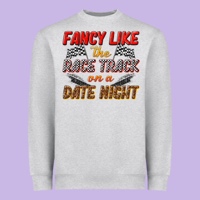Heavyweight Sweatshirt fancy like the race track on a date night