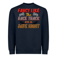 Navy fancy like the race track on a date night Heavyweight Sweatshirt - texasbilliewilder