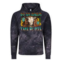 Cloud Black do no harm take no bull western Vintage Hoodie - texasbilliewilder
