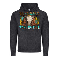 Vintage Black do no harm take no bull western Vintage Hoodie - texasbilliewilder