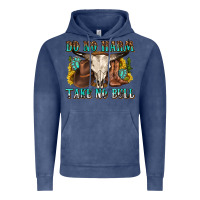 Vintage Denim do no harm take no bull western Vintage Hoodie - texasbilliewilder