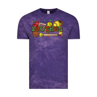 Cloud Purple brother softball Vintage Tee - Zillion Design Studio