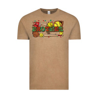 Vintage Coffee brother softball Vintage Tee - Zillion Design Studio