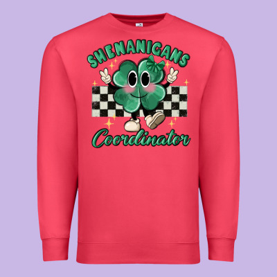 Shenanigans Coordinator Premium Sweatshirt Designed By Maliassmallbusiness
