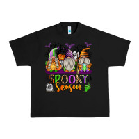 Black Spooky Season Gnomes Urban Heavy Tee - texasbilliewilder