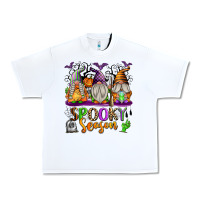 White Spooky Season Gnomes Urban Heavy Tee - texasbilliewilder