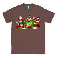 Chestnut coffee cups with santa claus Classic Tee - FaDigitalArtStudio