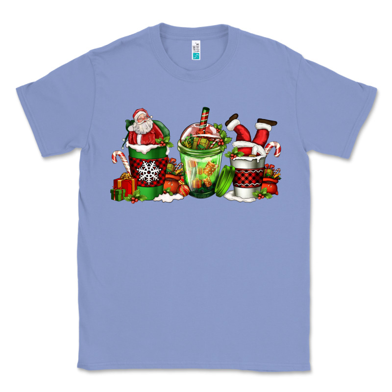 Coffee Cups With Santa Claus Classic Tee by FaDigitalArtStudio | Teevron