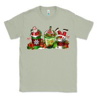 Matcha coffee cups with santa claus Classic Tee - FaDigitalArtStudio
