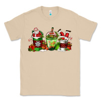 Mushroom coffee cups with santa claus Classic Tee - FaDigitalArtStudio