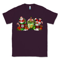 Plum coffee cups with santa claus Classic Tee - FaDigitalArtStudio